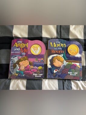 My Angel and Me & The Moon in My Room Night Light Books